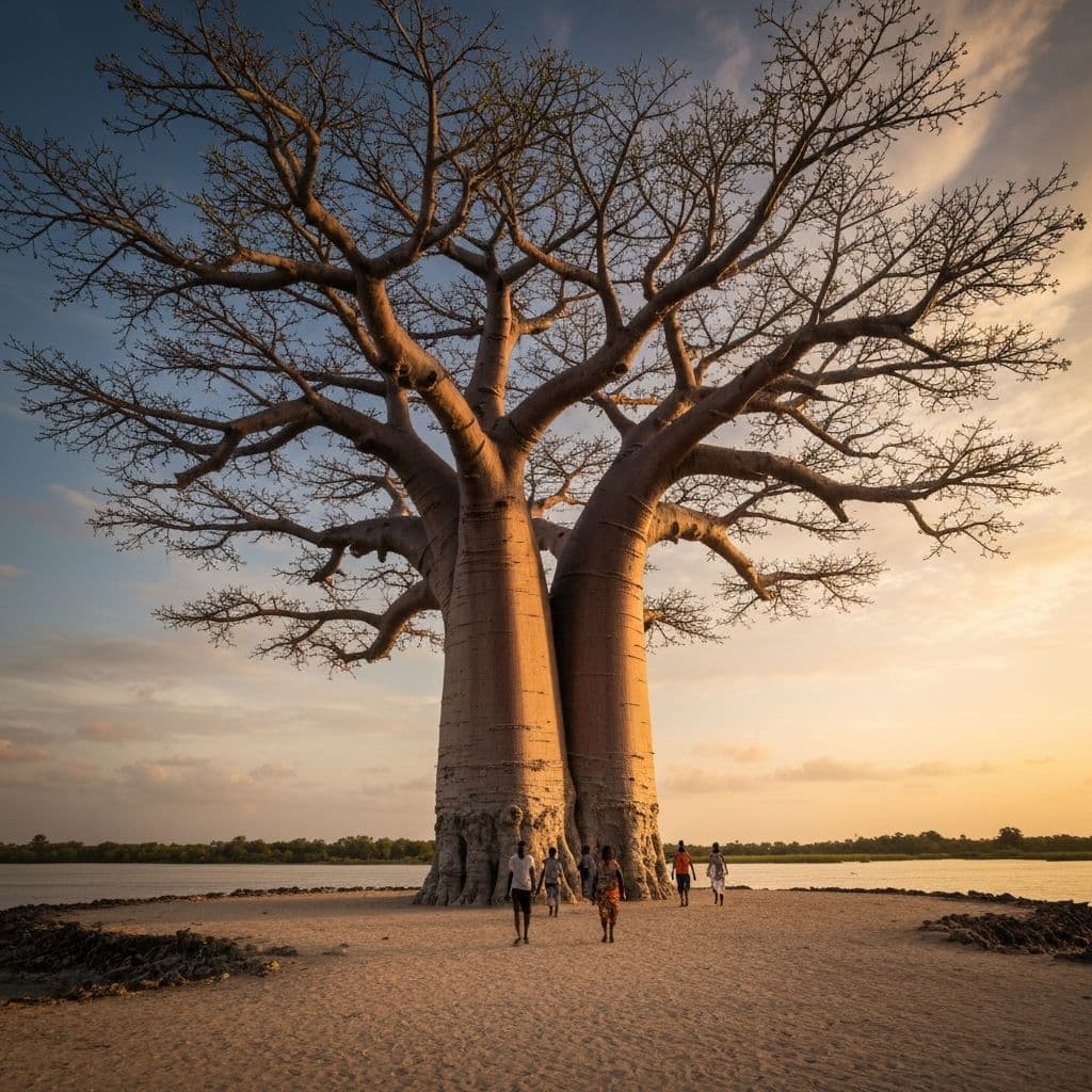 Ancient baobab tree