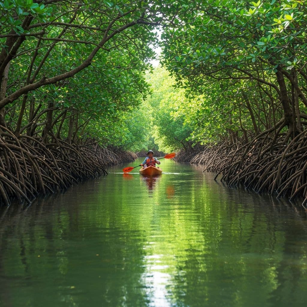 Mangrove channels